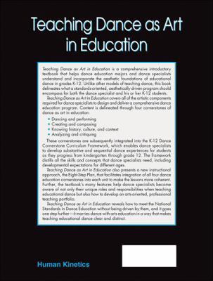Teaching Dance as Art in Education 0736051880 Book Cover