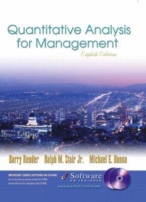 Quantitative Analysis for Management and Studen... 0130783862 Book Cover