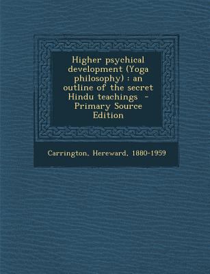 Higher psychical development (Yoga philosophy):... 1287668682 Book Cover