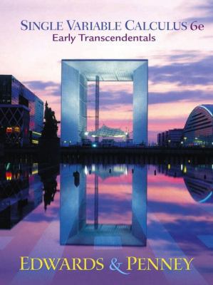 Single Variable Calculus Early Transcendentals ... 0130414077 Book Cover