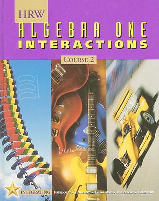 Algebra One Interactions, Course 2 0030555124 Book Cover