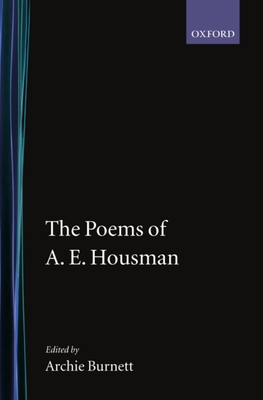 The Poems of A. E. Housman 0198123221 Book Cover