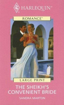The Sheikh's Convenient Bride [Large Print] 0263185494 Book Cover