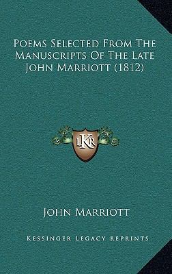 Poems Selected from the Manuscripts of the Late... 1164239910 Book Cover