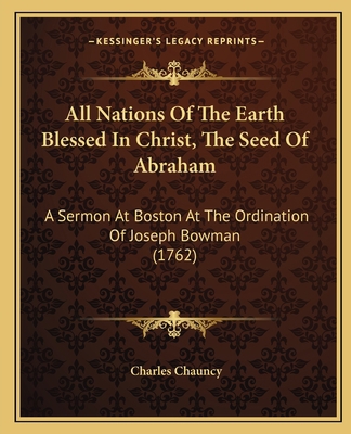 All Nations Of The Earth Blessed In Christ, The... 1164563033 Book Cover