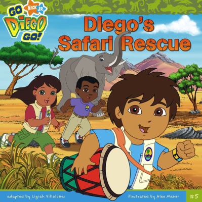 Diego's Safari Rescue (Adaptation) 1417794801 Book Cover