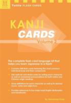 Kanji Cards Kit Volume 2: Learn 448 Japanese Ch... 0804833982 Book Cover