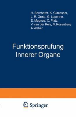 Funktionsprufung Innerer Organe [German] 3642891543 Book Cover