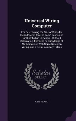 Universal Wiring Computer: For Determining the ... 1357756399 Book Cover