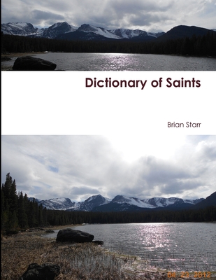 Dictionary of Saints 1300039132 Book Cover