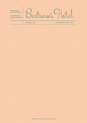 Bertram's Hotel: Fictional Hotel Notepad Set 1838216766 Book Cover