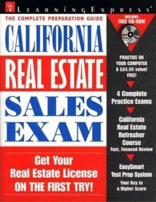 California Real Estate Sales Exam [With CDROM] 1576852083 Book Cover
