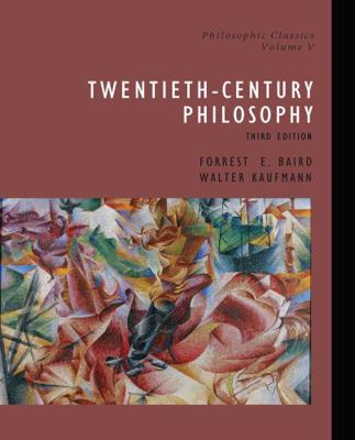 Philosophic Classics, Volume V: 20th-Century Ph... 0130485632 Book Cover