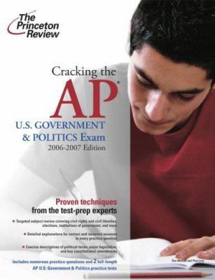 Cracking the AP U.S. Government and Politics Ex... 0375765328 Book Cover