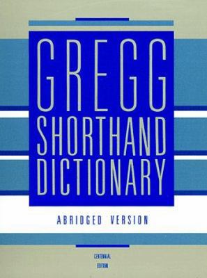 Gregg Shorthand Dictionary 0070736820 Book Cover