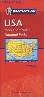 Michelin USA: Places of Interest National Parks... 2061004121 Book Cover
