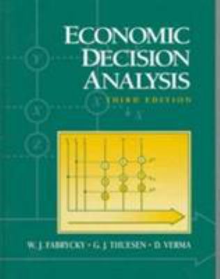 Fabrycky: Econ Dec Analy _c3 0133702499 Book Cover