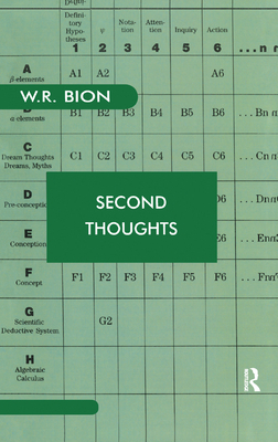 Second Thoughts: Selected Papers on Psychoanalysis 0367326752 Book Cover