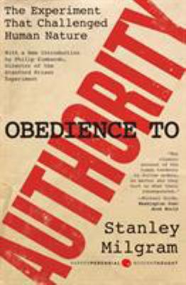 Obedience to Authority: An Experimental View 006176521X Book Cover