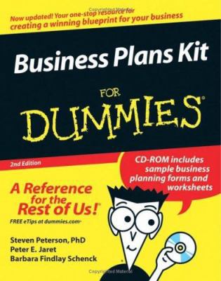 Business Plans Kit for Dummies . 0764597949 Book Cover