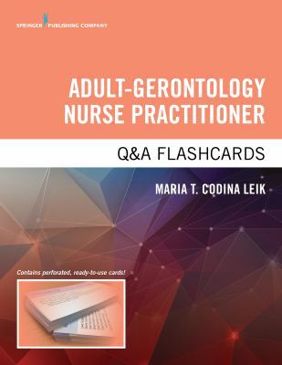 Adult-Gerontology Nurse Practitioner Q&A Flashc... 0826145949 Book Cover