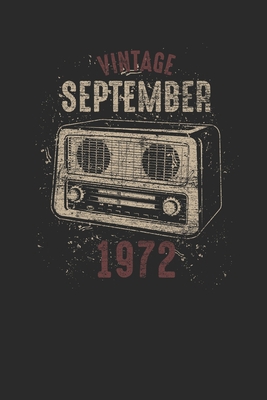 Vintage September 1972: Graph Paper Notebook - ... 1694967409 Book Cover