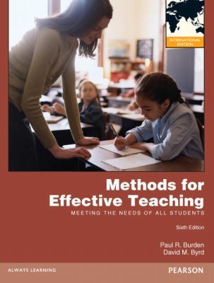 Methods for Effective Teaching: Meeting the Nee... 0132984865 Book Cover