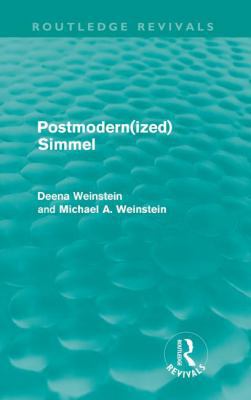 Postmodernized Simmel 0415609267 Book Cover