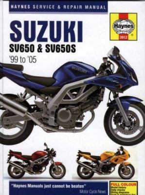 Hardcover Haynes Suzuki SV650 and SV650S Service and Repair Manual Book
