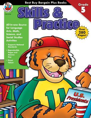 Skills & Practice, Grade 5 0768237955 Book Cover
