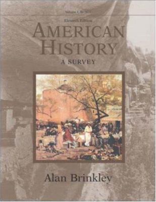 American History: Volume 1 0072936711 Book Cover