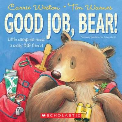 Good Job, Bear (Paperback Book and Audio CD) 0545359872 Book Cover