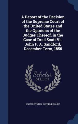 A Report of the Decision of the Supreme Court o... 1298928524 Book Cover