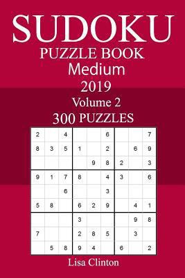 300 Medium Sudoku Puzzle Book 2019 1719519285 Book Cover