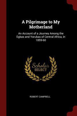 A Pilgrimage to My Motherland: An Account of a ... 1375702971 Book Cover