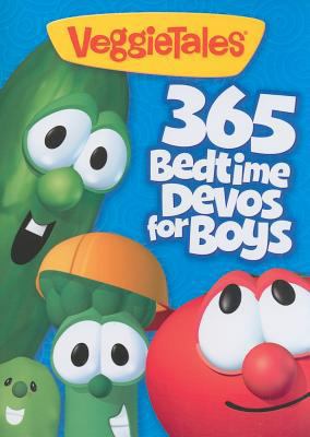 Veggie Tales 365 Bedtime Devos for Boys 1605871591 Book Cover