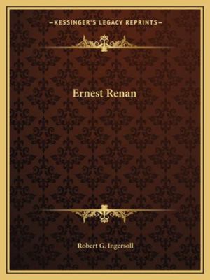 Ernest Renan 1162857765 Book Cover