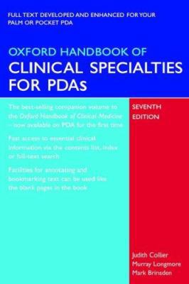 Oxford Handbook of Clinical Specialties for PDAs 0199227160 Book Cover