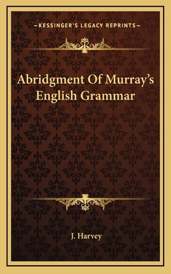 Abridgment of Murray's English Grammar 1163663204 Book Cover