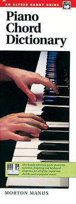 Piano Chord Dictionary: Handy Guide 0882841548 Book Cover