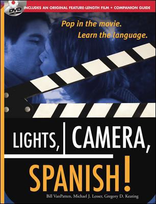 Lights, Camera, Spanish (Book + DVD): Learn Con... 0071479023 Book Cover