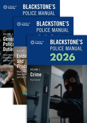 Blackstone's Police Manuals 2026 0198974329 Book Cover