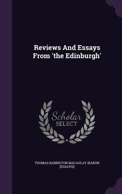 Reviews And Essays From 'the Edinburgh' 135567655X Book Cover