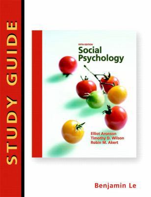 Supplement: Study Guide - Social Psychology: In... 0131189530 Book Cover