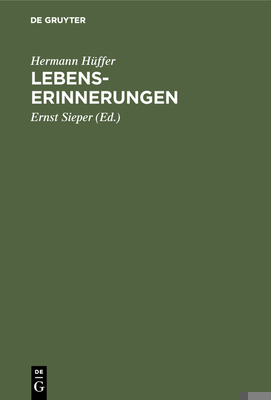 Lebenserinnerungen [German] 3111123243 Book Cover