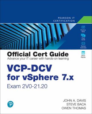 Vcp-DCV for Vsphere 7.X (Exam 2v0-21.20) Offici... 0135898196 Book Cover