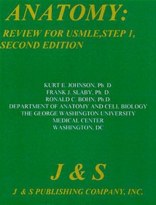 Anatomy: Review for USMLE, Step 1 1888308036 Book Cover