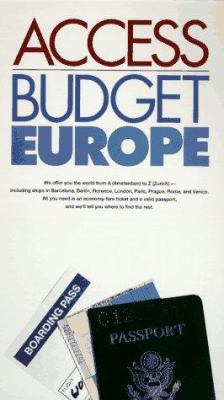 Access Budget Europe (Access Guides) 006277171X Book Cover