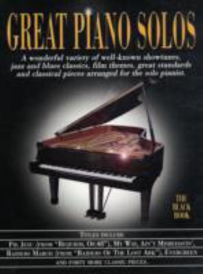 Great Piano Solos: The Black Book 1846093899 Book Cover