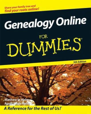 Genealogy Online for Dummies [With CDROM] 0470240571 Book Cover